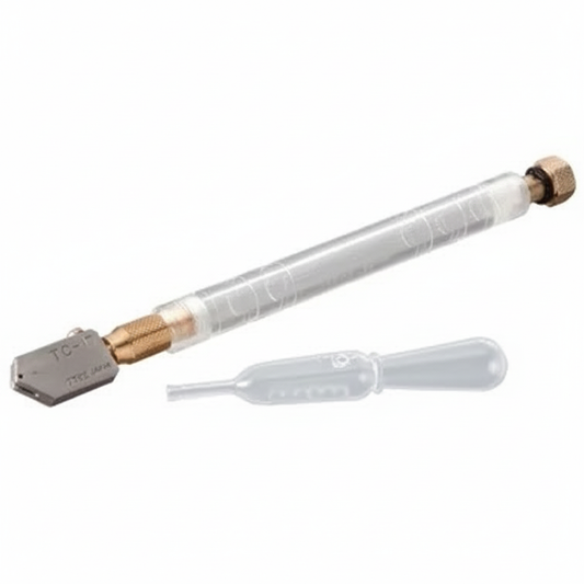 Glasschneider mit weißem Hintergrund