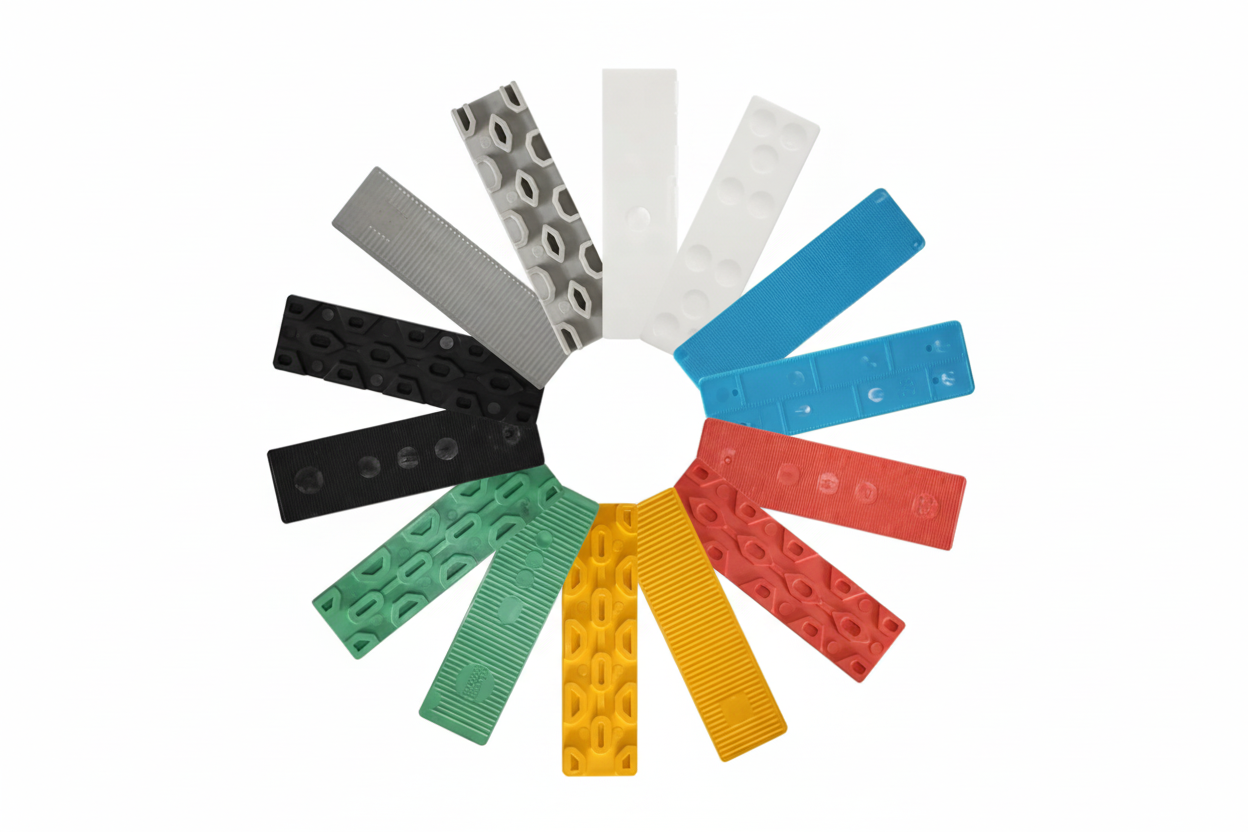 Kunststoff-Klötze Kreis - geschärft und freigestellt